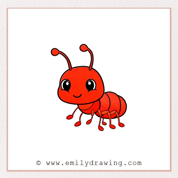 Preview of Cartoon Ant drawing